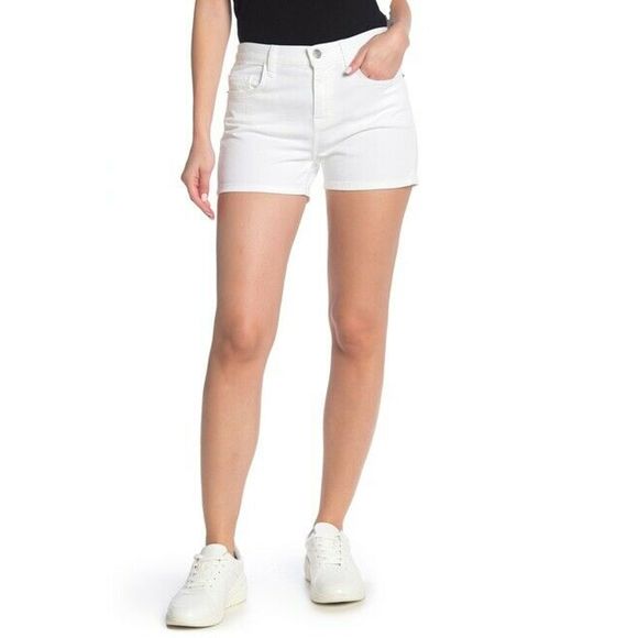 Current/Elliott Pants - Current/Elliott The Boyfriend Shorts 24 White NWT